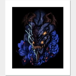 Night Eye - Evil Black Dragon Posters and Art